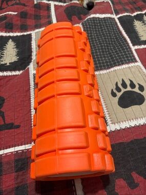 Textured Foam Roller in Bright Orange